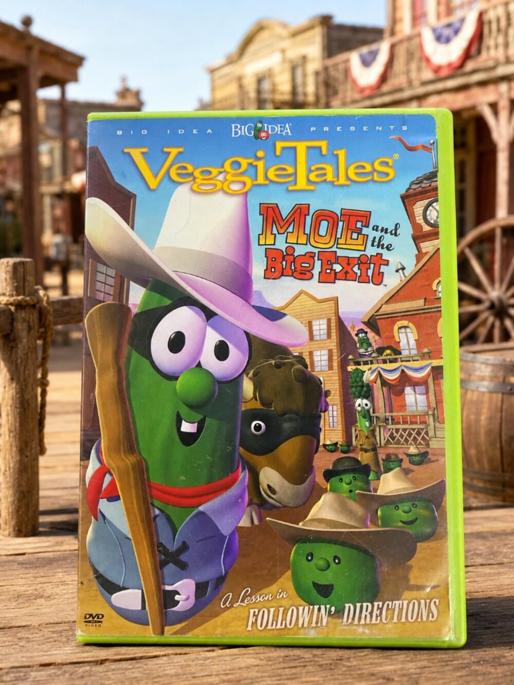 VeggieTales: Moe And The Big Exit (DVD, Region 1) Very Good condition!